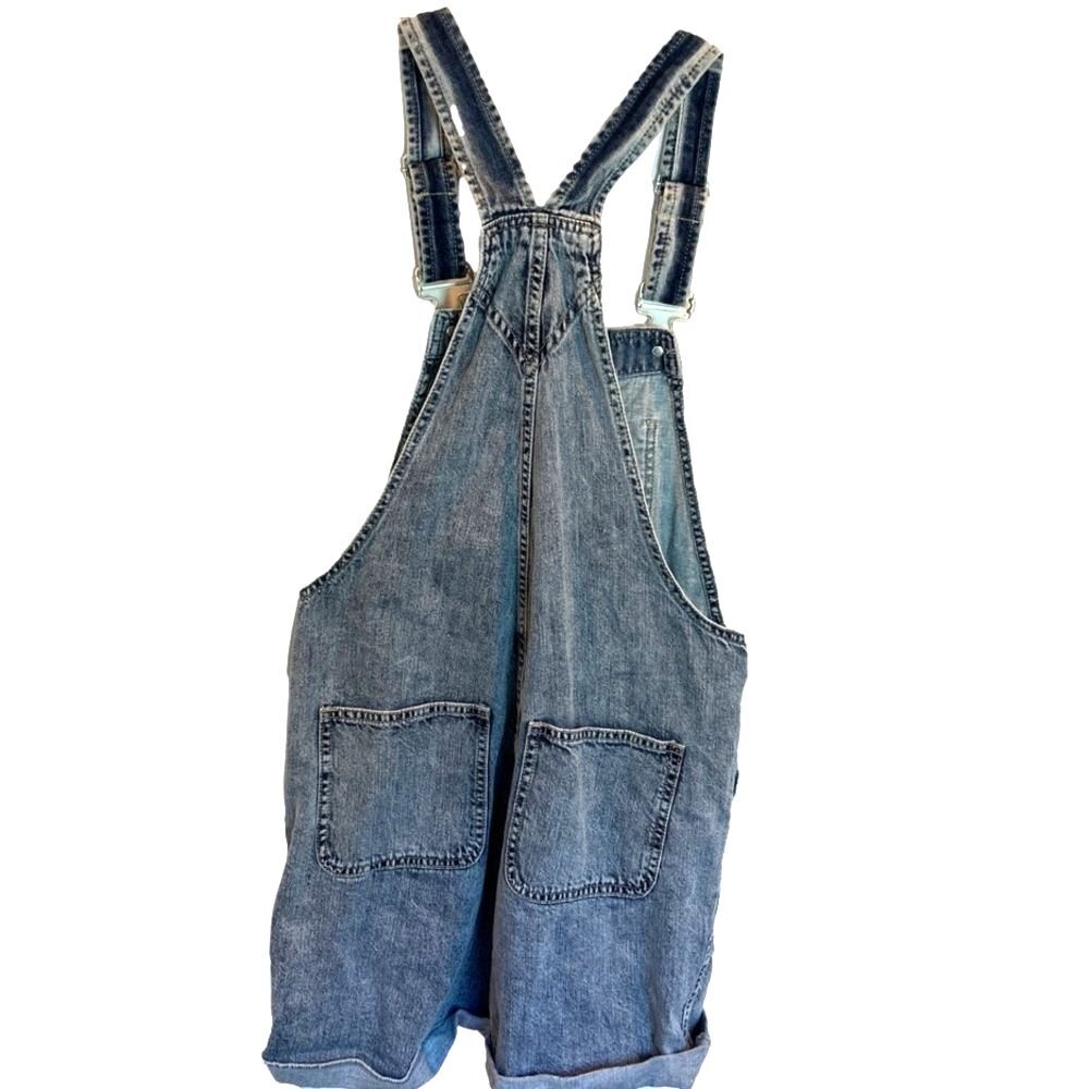 Gap Denim Bib Overalls Washed NWT - Picture 2 of 4